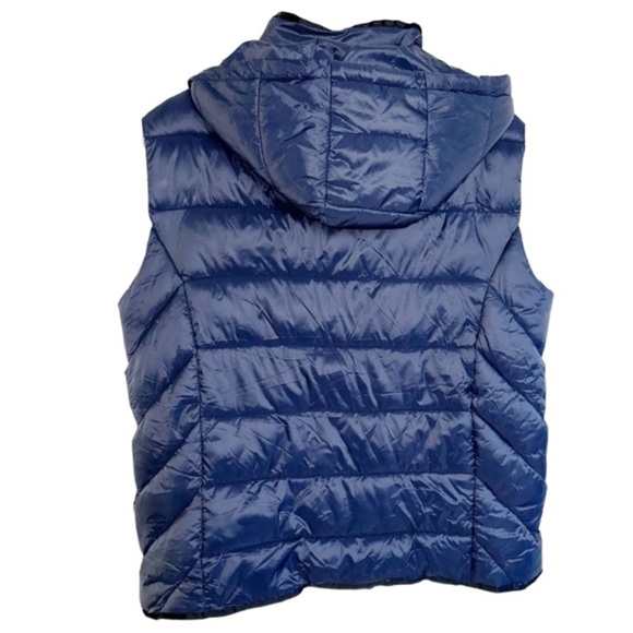 Entro Navy Hooded Puffer Vest Medium - Picture 5 of 15